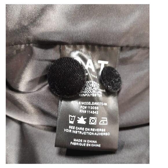 O.A.T Black Velvet Cropped Blazer – Small, Party/Goth/New With Tags - Picture 3 of 4